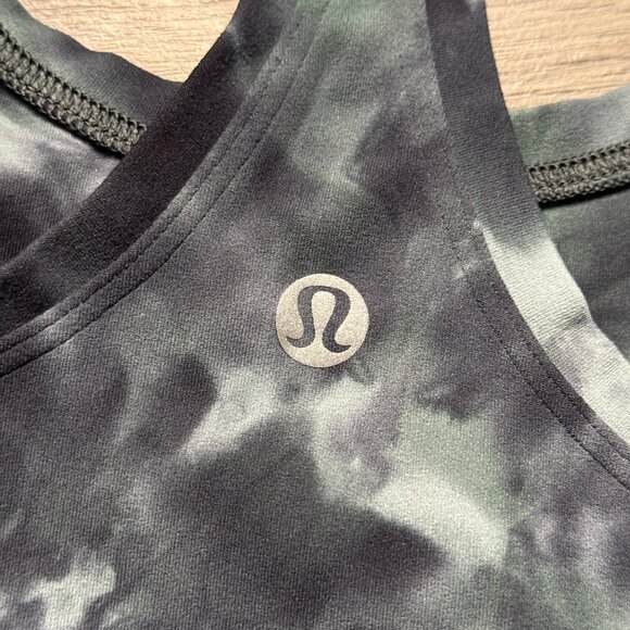 Lululemon Women's Cool Racerback Short Tank Top *Nulu - Black/Grey - Picture 3 of 6